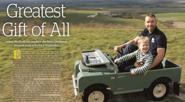 Article in Landrover Monthly
